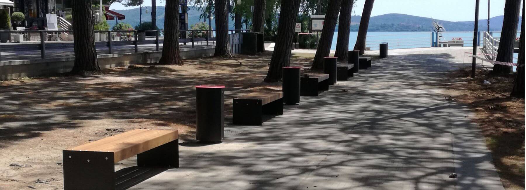 Table Lena 6 Banc Lena mobilier urbain