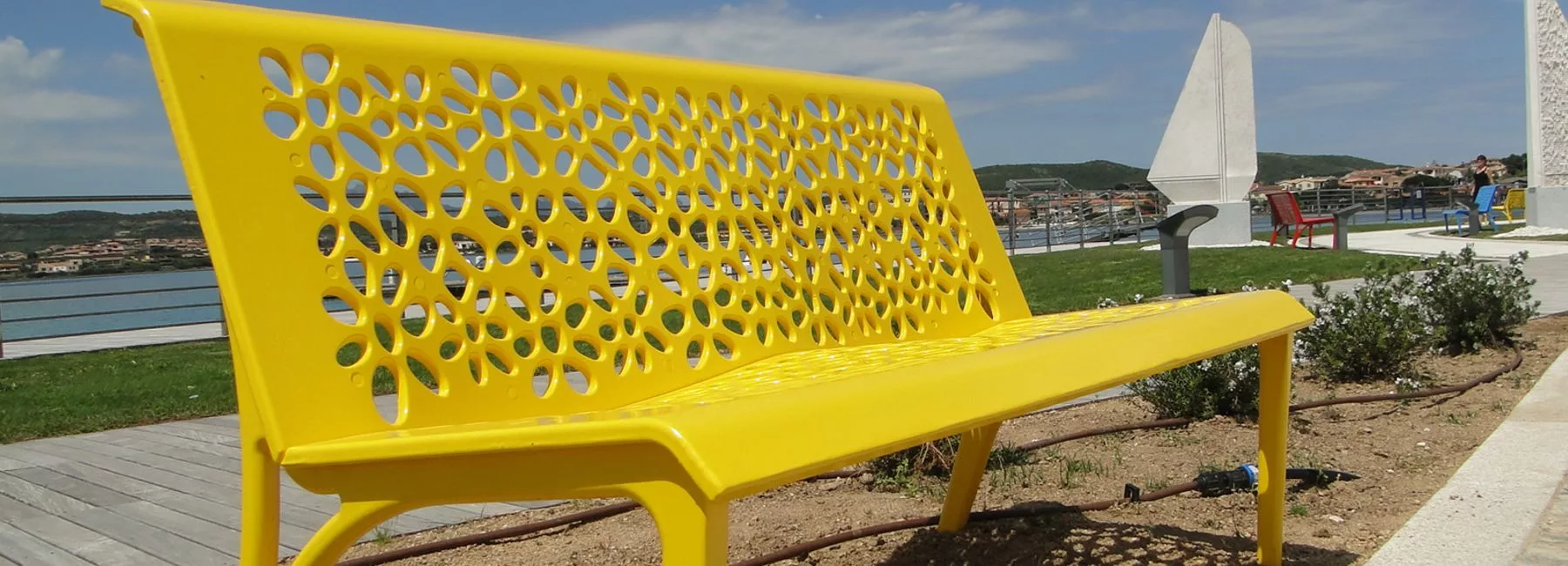 Banc Monet 4 Banc design extérieur Monet