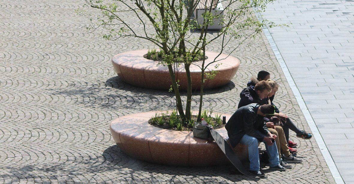 Jardinière et banc Olimpo 3 Jardinière et banc Olimpo – Image 3