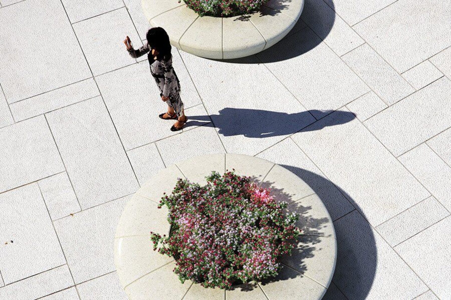 Jardinière et banc Olimpo — Mobilier urbain
