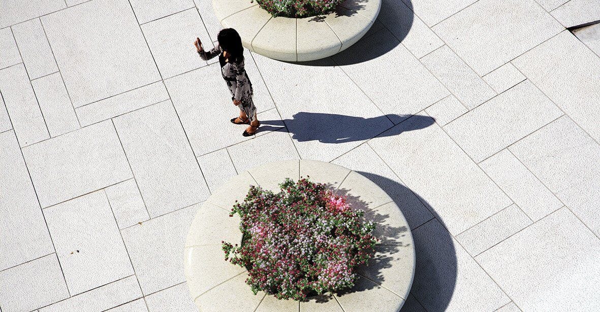 Jardinière et banc Olimpo 1 Jardinière et banc Olimpo