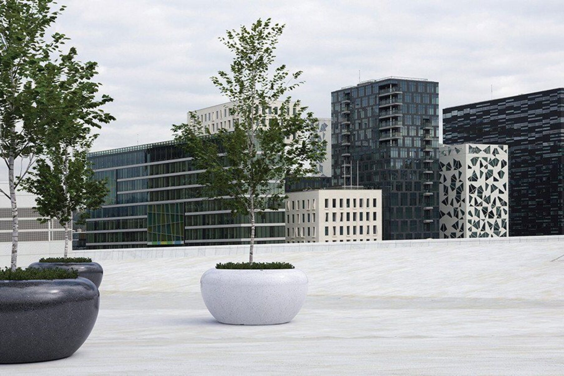 Jardinière Giove — Mobilier urbain