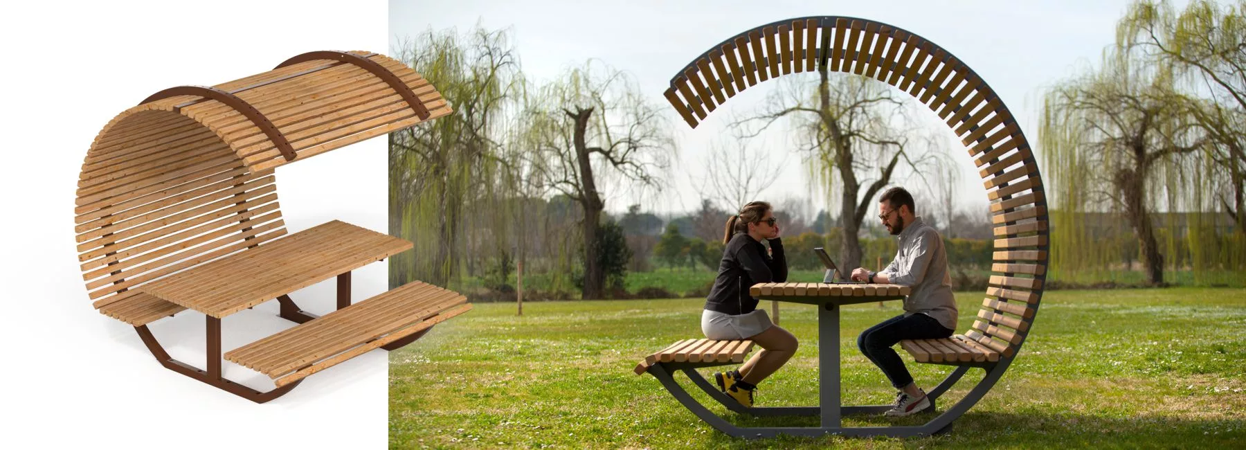 Table Cison Contea C 2 Table extérieur design Cison Contea C