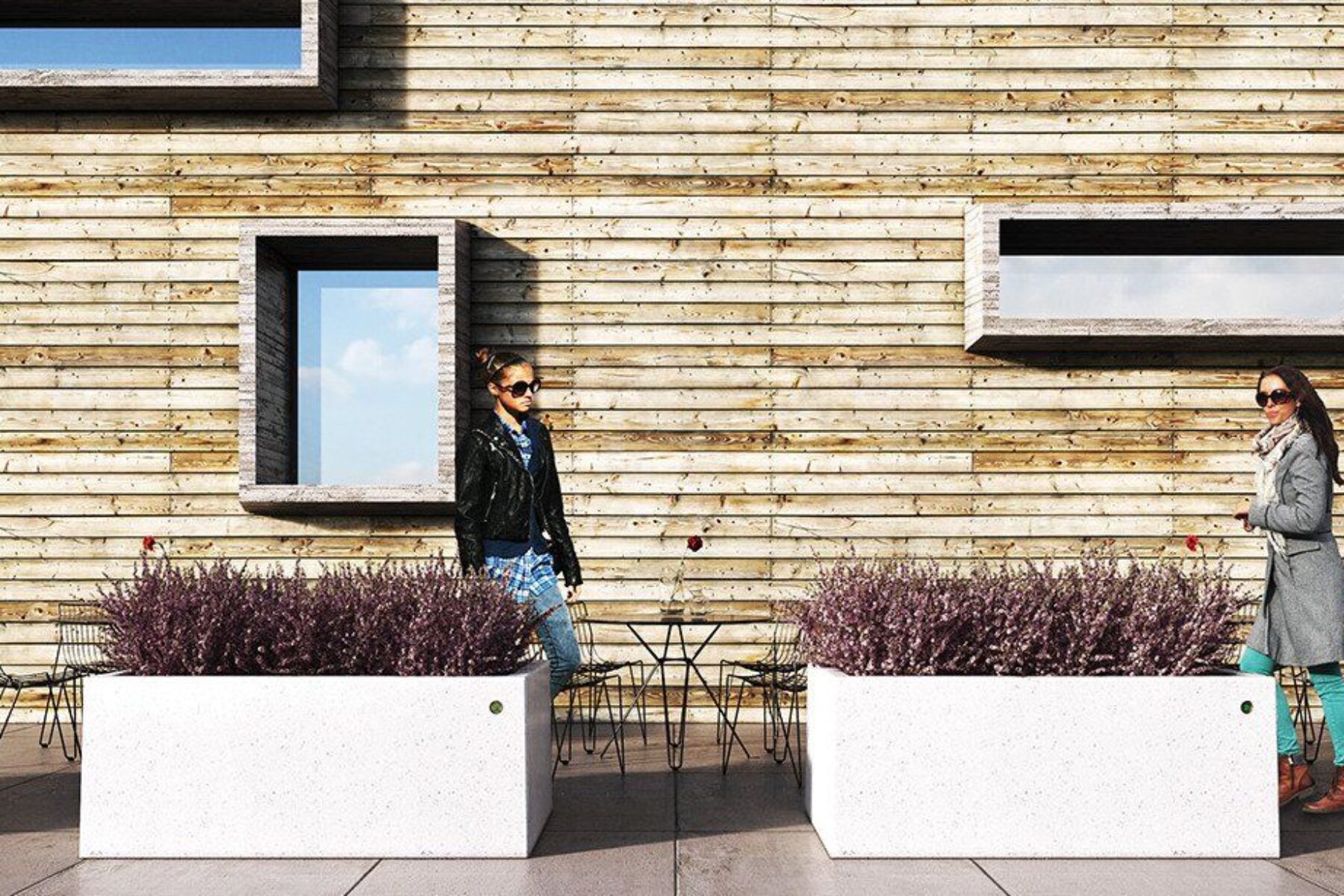 Jardinière Long / Short — Mobilier urbain