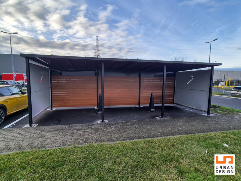 Aménagement extérieur complet chez Lyreco : mobilier urbain et solutions de mobilité