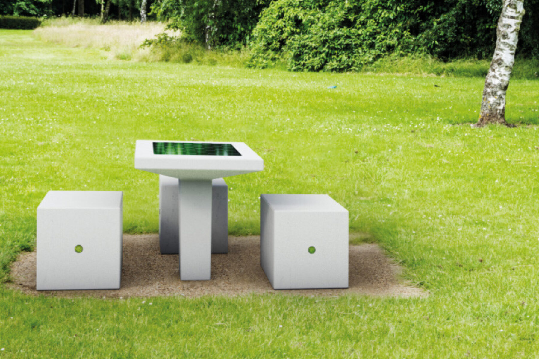 Table d&rsquo;échecs Scacchi — Mobilier urbain