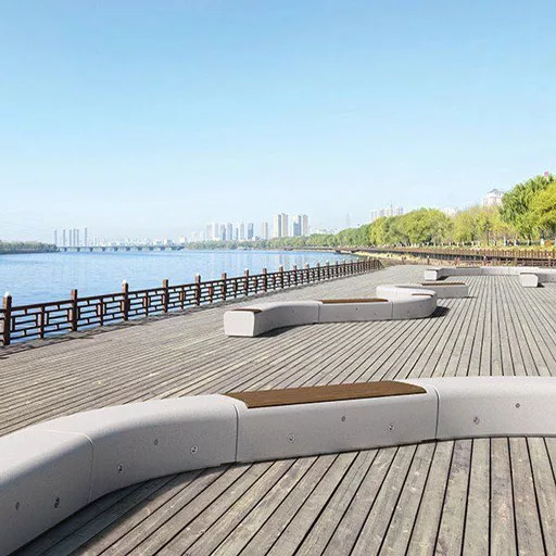 Derrière chaque projet, des fabricants de mobilier urbain d'exception 10 panchina onda.3 f